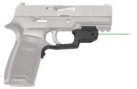 Crimson Trace 0177801 Laserguard  Fits Sig P320 (Except Subcompact)/M17/M18, Green Laser Black Polymer