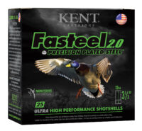 Kent Cartridge K1235FS402 Fasteel 2.0 12 Gauge 3.50" 1 3/8 oz 2 Shot 25 Per Box/ 10 Case