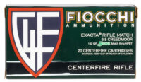 Fiocchi 65CMMKC Hyperformance Compete 6.5Creedmoor 142gr Sierra MatchKing BTHP 20 Per Box/10 Case