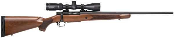 Mossberg 27940 Patriot  308 Win Caliber with 5+1 Capacity, 22" Fluted Barrel, Matte Blued Metal Finish & Walnut Stock Right Hand (Full Size) Includes Vortex Crossfire II 3-9x40mm Scope