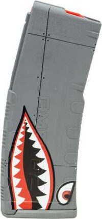 AMEND2 M3 5.56MM 20RD AR15 WITH RED FOLLOWER BLACK STEAMBOAT WILLIE POLYMER MAGAZINE ( 50 PER CASE )