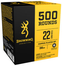 Browning Ammo B194122000 BPR Performance Rimfire 22 LR 36 gr Plated Hollow Point 500 Per Box/ 4 Cs