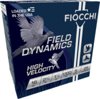 Fiocchi 16HV5 Field Dynamics High Velocity 16Gauge 2.75" 1 1/8oz 5Shot 25 Per Box/10 Case