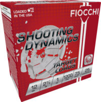 Fiocchi 12SD1H75 Shooting Dynamics Target 12Gauge 2.75" 1oz 7.5Shot 25 Per Box/10 Case