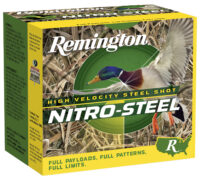 Remington Ammunition 20802 Nitro-Steel High Velocity 12Gauge 3" 1 1/4oz 4Shot 25 Per Box/10 Case