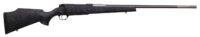 Weatherby MAM01N65CMR6B Mark V Accumark 6.5 Creedmoor 4+1 24" Barrel, Graphite Black Cerakote Metal Finish, Gray Webbed Black Fixed Monte Carlo Stock