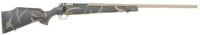 Weatherby MAM05N65CMR6B Mark V Accumark LTD 6.5 Creedmoor 4+1 22" Barrel, Burnt Bronze Cerakote Finish, Gray/Brown Accent Black Fixed Monte Carlo Stock