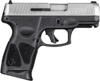 Taurus 1G3C9392X10 G3C Compact Frame 9mm Luger 10+1 3.26" Matte Stainless Steel Barrel, Matte Serrated Stainless Steel Slide, Black Polymer Frame w/Picatinny Rail, Black Polymer Grip, Right Hand