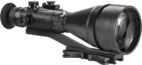 AGM Global Vision 15WP6623453111 Wolverine Pro-6 3AL1 Night Vision Riflescope Matte Black 6x100mm Gen 3 Auto Gated Level 1 Illuminated Red Chevron w/Ballistic Drop Reticle