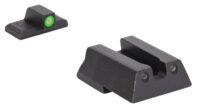 Meprolight USA 415453111 Hyper-Bright Green Tritium Green Outline Front Sight-Green Tritium Black Outline Rear Sight HK VP9/HK45/HK45C