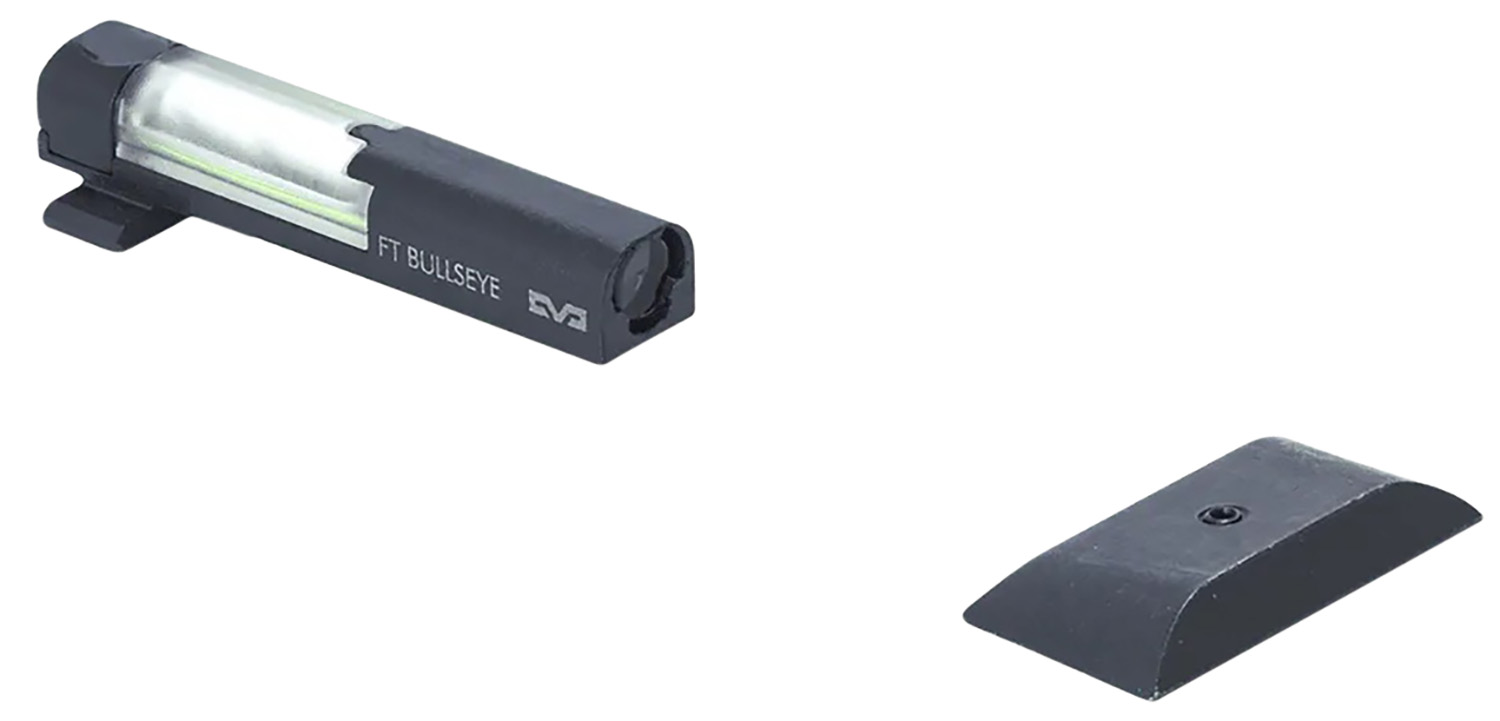 Meprolight USA 632203108 FT Bullseye Front Sight Green/Tritium/Fiber Optic, Black Frame Fits Smith & Wesson M&P, Dovetail Mount