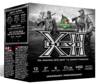 HEVI-Shot HS53306 HEVI-XII  12Gauge 3" 1 1/4oz Tungsten 6Shot 25 Per Box/10 Case