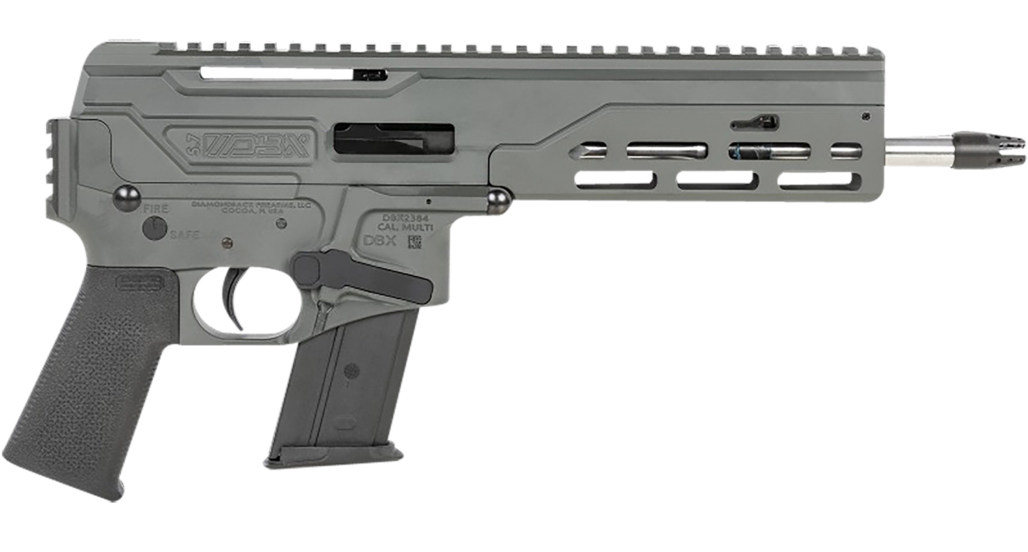 Diamondback DB1614L051 DBX57 CF 5.7x28mm 8" 20+1 Dark Grey Stainless Steel Black Magpul MOE K Grip