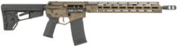 Diamondback DB1758K071 DB15 5.56x45mm NATO 16" 30+1 Midnight Bronze Adjustable Magpul ACS-L Stock Black Magpul MOE-K2+ Grip 15" M-LOK