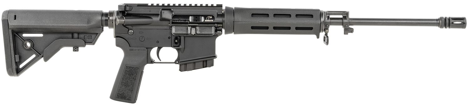 Bushmaster 0010002CA QRC Pro *CA Compliant 5.56x45mm NATO 16" 10+1 Black Rec/Barrel Bravo B5 6 Position Collapsible Stock Black B5 Grip Right Hand