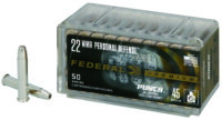 Federal PD22WMR1 Premium Personal Defense Punch 22WMR 45gr Jacketed Hollow Point 50 Per Box/60 Case
