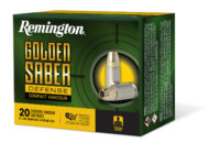 Remington Ammunition 27617 Golden Saber Defense 38Special+P 125gr Brass Jacketed Hollow Point 20 Per Box/25 Case