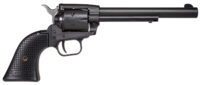 Heritage Mfg SRR22BS6PG Rough Rider  22 LR 6 Shot, 6.50" Black Satin Steel Barrel, Frame & Cylinder, Black Star Polymer Grip, Manual Thumb Safety, Exposed Hammer