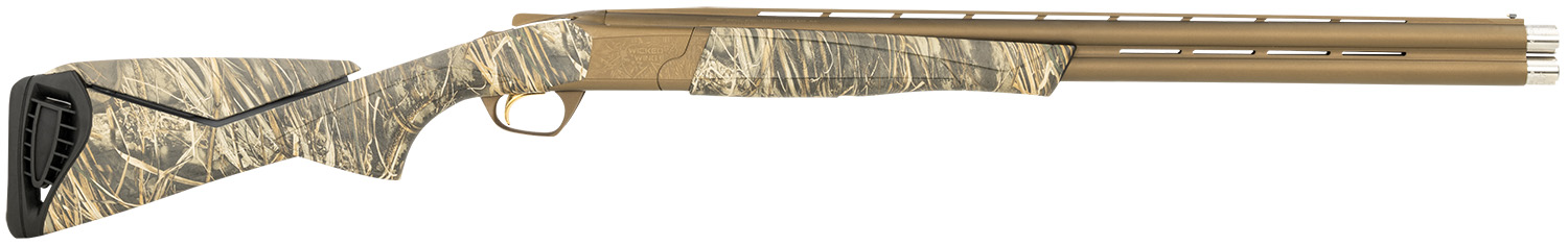 Browning 018729205 Cynergy Wicked Wing 12 Gauge 3.5" 2rd 26" Barrel, Burnt Bronze Cerakote Barrel/Camo Design Receiver, Realtree Max-7 Synthetic Stock w/Adjustable Comb & Textured Gripping Surface