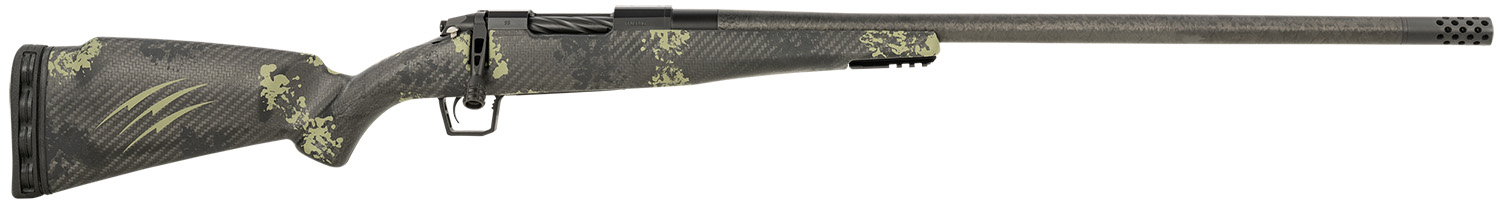 Fierce Firearms ROG65PRC24BF Carbon Rogue Full Size 6.5 PRC 3+1 24" Hand Lapped/Match Grade Threaded Barrel, Black Cerakote Steel Receiver, Forest Camo Fierce Rogue Carbon Fiber Stock