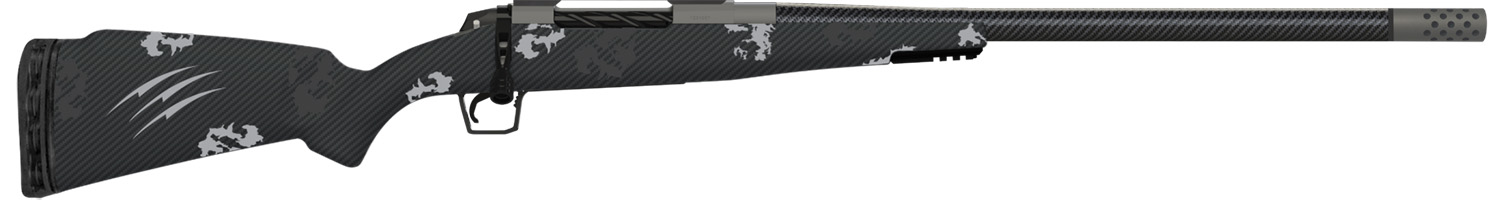 Fierce Firearms ROG300WIN22GP Carbon Rogue 300 Win Mag 3+1 22" Carbon Fiber Barrel, Glacier Cerakote Steel Rec, Phantom Camo Rogue Stock