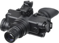 AGM Global Vision 12W7P122154211 Wolf-7 PRO NW1 Night Vision Goggles Black 1x 27mm, Generation 2+ Level 1, 45-54 lp/mm Resolution, White Filter