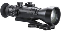 AGM Global Vision 15WP4423474111 Wolverine Pro-4 3APW Night Vision Rifle Scope Matte Black 4x70mm Gen 3 Auto-Gated White Phosphor Illuminated Red Chevron w/Ballistic Drop Reticle