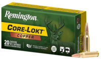 Remington Ammunition R27854 Core-Lokt Copper 308Win 150gr Copper Hollow Point 20 Per Box/10 Case