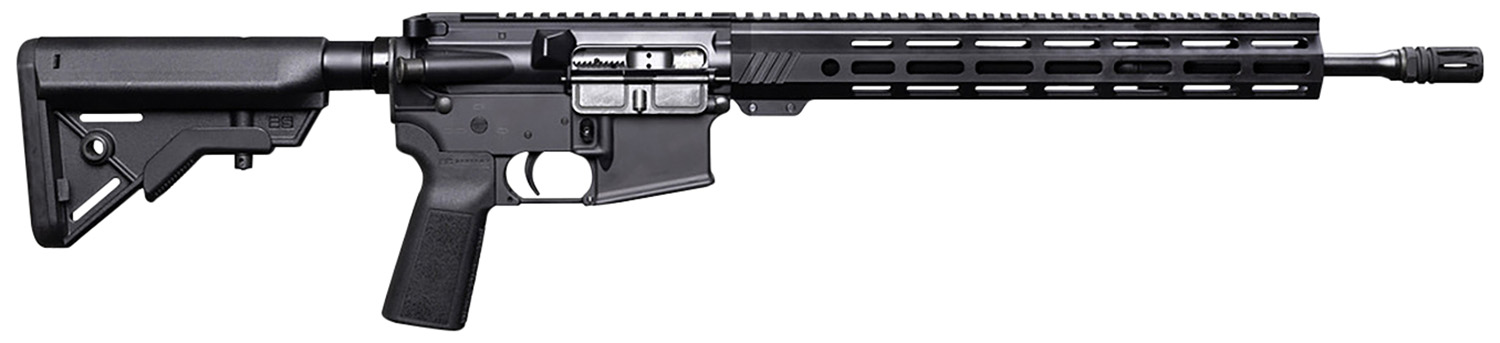 Bushmaster 1010018BLK QRC II Pro 5.56x45mm NATO 10+1 16" Threaded Barrel, B5 Sytems Bravo Stock & Type P-Grip, 14" M-LOK Handguard