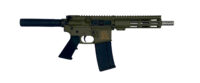 Great Lakes Firearms GL15223SSPODG AR-15 Pistol 223 Wylde 30+1 7.50" Stainless Barrel, OD Green Rec, 7" M-LOK Handguard, Buffer Tube (No Brace), Black A2 Grip