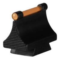 TruGlo TG95530RR 3/8" Dovetail Front Sight  Black | Red Fiber Optic