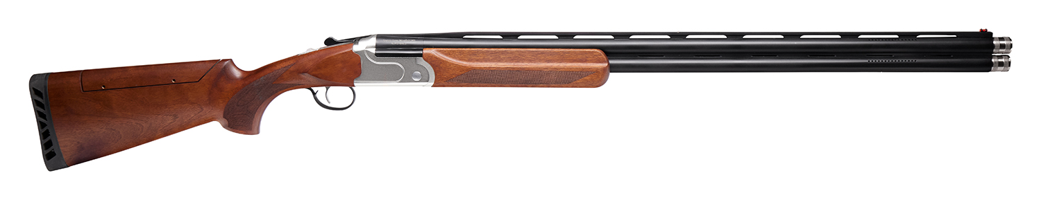 Savage Arms 18884 555 Sporting Compact 410 Gauge 3" 2rd 26" Ported Over/Under Barrel, Silver Rec, Oiled Turkish Walnut Furniture, Adj. Cheek Rest Stock, Fiber Optic Sight, Five Ext. Chokes