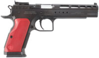 Tanfoglio TFGOLDM10OR Gold Match  10mm Auto 14+1, 6" Blued Polygonal Rifled Barrel, Blued Optic Ready/Ported/Serrated Steel Slide, Blued Steel Frame w/Beavertail