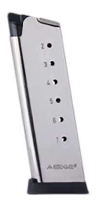 Mec-Gar MGCO4507NPF 1911 Officers 7rd 45 ACP Nickel Carbon Steel