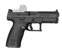 CZ-USA 01536 P-10 C  Compact Frame 9mm Luger 10+1 4.02" Black Carbon Steel Barrel, Black Nitride Optic Ready/Serrated Steel Slide, Black Polymer Frame w/Picatinny Rail, Interchangeable Backstrap Grip