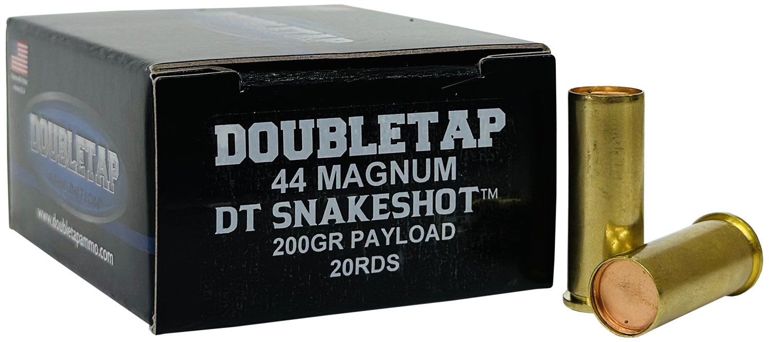 DoubleTap Ammunition 44MSS2 Snake Shot 44RemMag 200gr 20 Per Box/50 Case