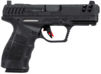 SAR USA SAR9CG3BL SAR9 C Gen3 Compact Frame 9mm Luger 15+1 4" Black Steel Barrel, Black Steel Optic Ready/Ported/Serrated Slide, Black Polymer Frame w/Picatinny Rail, Interchangeable Backstrap Grip