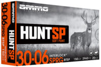 Ammo Inc 3006150SPA20 Hunt  30-06Springfield 150gr Soft Point 20 Per Box/10 Case