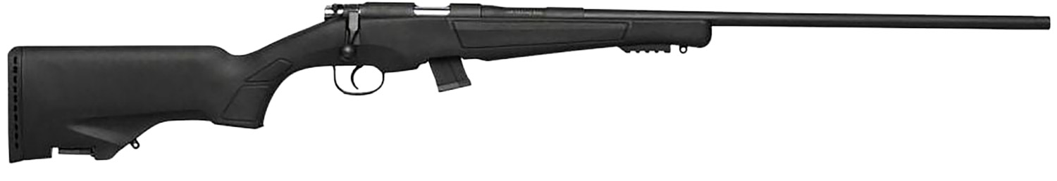 Escort HE22LR1802BK Escort 22 LR 10+1 18" Black Threaded Barrel, Black Grooved Steel Receiver, Black Synthetic Fixed Stock