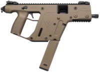 Kriss USA KV10PFD20 Vector SDP Gen2 10mm Auto 33+1 5.50" Black Nitride Threaded Barrel, Flat Dark Earth Picatinny Rail Receiver, FDE Polymer Grip, Glock Magazine Compatible