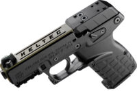 Kel-Tec P17BBLKORGRNS P17  Sports South Exclusive 22 LR 16+1 3.80" Black Steel Barrel, OD Green Optic Ready/Serrated Slide, Black Polymer Frame w/Picatinny Rail, Textured Grip
