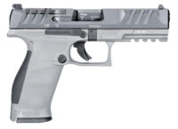 Walther Arms 2858371NP3 PDP Full Size Frame 9mm Luger 18+1 4.50" Stainless Polygonal Rifled Barrel, Optic Ready/Serrated Steel Slide, Gray Polymer Frame w/Picatinny Rail Ambidextrous