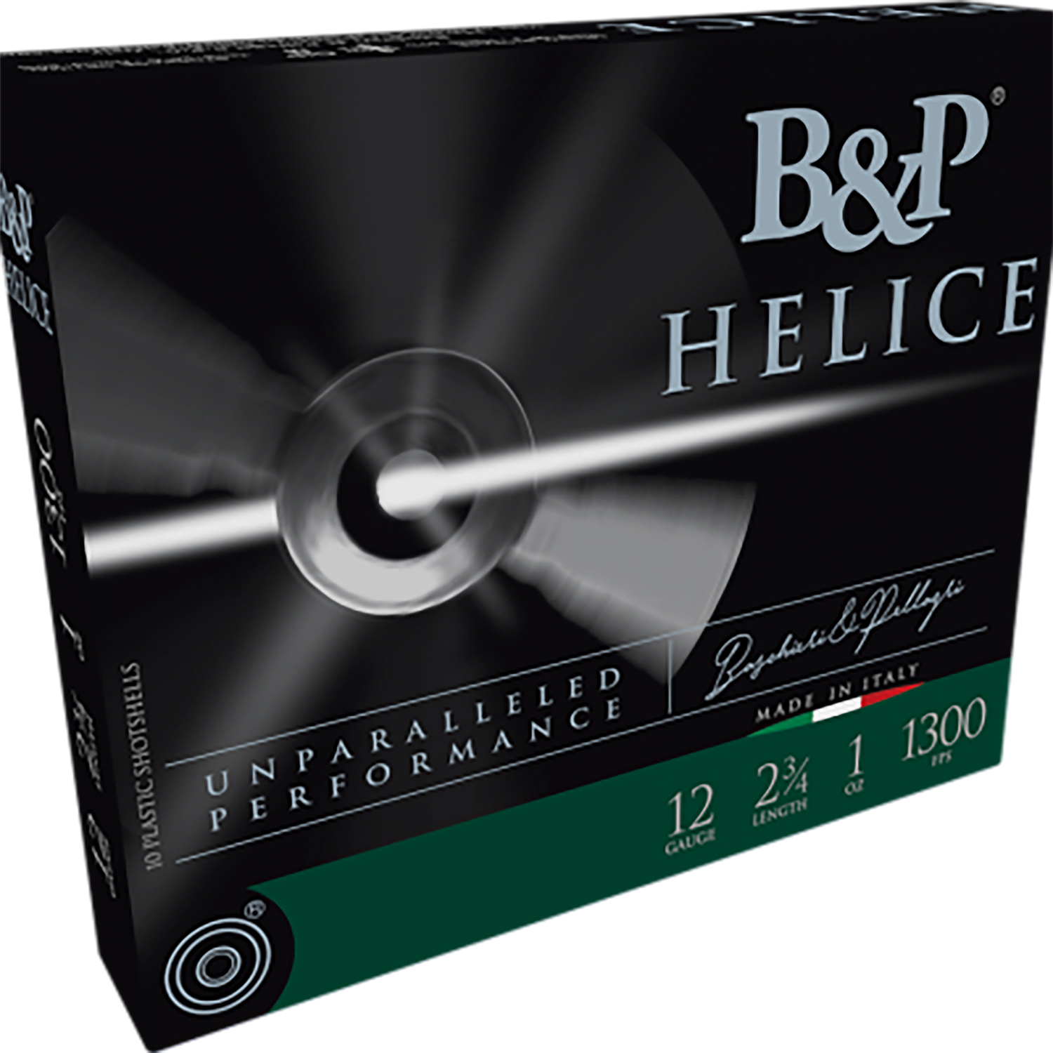 B&p Ammunition 12B1FE75 Helice Electro 12Gauge 2.75" 1oz 8Shot 10 Per Box/10 Case