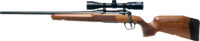 Savage Arms 32272 Axis 2 XP Combo 7mm-=08 Rem 4+1 22" Matte Black Sporter Barrel & Drilled & Tapped Carbon Steel Receiver, Ergonomic Hardwood Stock, Left Hand, Weaver 3-9x40mm Scope