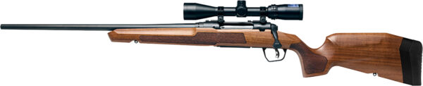 Savage Arms 32276 Axis 2 XP Combo 25-06 Rem 4+1 22" Matte Black Sporter Barrel & Drilled & Tapped Carbon Steel Receiver, Ergonomic Hardwood Stock, Left Hand, Weaver 3-9x40mm Scope