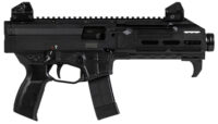 CZ-USA 91431 Scorpion 3+  9mm Luger 20+1 7.80" Black Threaded Barrel, M-LOK Handguard, Picatinny Rail, Black Polymer Grip, Ambidextrous