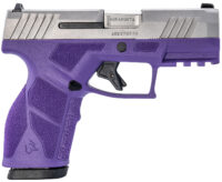 Taurus 1-GX2939DP-10 GX2 9mm Luger 10+1 3.37" Matte Stainless Steel Barrel, Matte Serrated Stainless Steel Slide, Dark Purple Polymer Frame w/Picatinny Rail, Polymer Grip