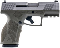 Taurus 1-GX2939O-10 GX2 9mm Luger 10+1 3.37" Matte Stainless Steel Barrel, Matte Serrated Stainless Steel Slide, OD Green Polymer Frame w/Picatinny Rail, Polymer Grip