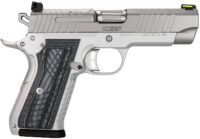 Kimber Mfg.,inc 3100013 KDS9C  9mm 10+1 4.09" KimPro Silver  Front and Rear Serrations Stainless Steel Slide Gray and Black G10 Crosshatch Grip