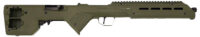Desert Tech TRKRF2218GRN  Trek-22 Green Compact 22 LR 18" Free Floating Steel Barrel, Picatinny Rail Receiver, M-LOK Handguards, Fixed Polymer Stock, Suppressor Ready
